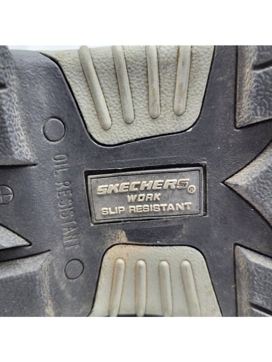 Skechers Mens 77143 Burgin Tarlac Steel Toe Industrial Leather Work Boot Sz 10 main image 12